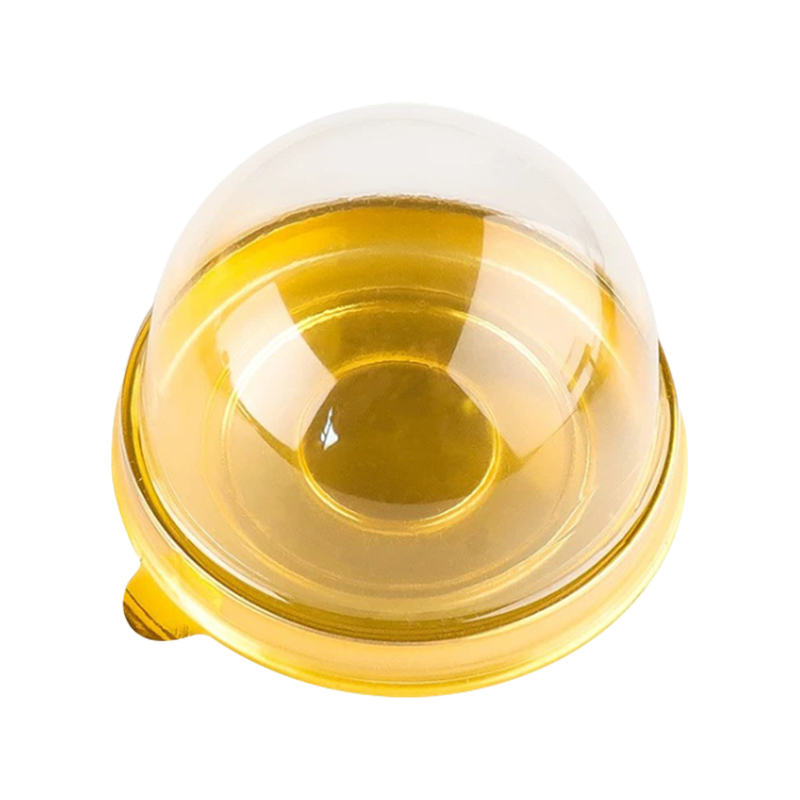 Transparent kupol PET-plastförpackningslåda