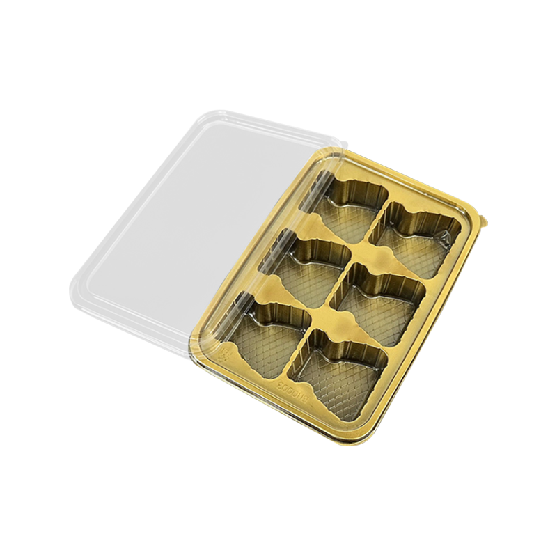 Godisbubbelskydd i plastförpackningslåda